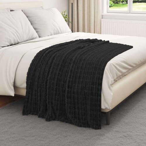  Pokrivači za bacanje 6 pcs Crna 150 x 130 cm Runo Cene