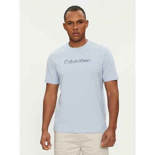 Calvin Klein Majica Degrade Logo K10K112501 Modra Regular Fit