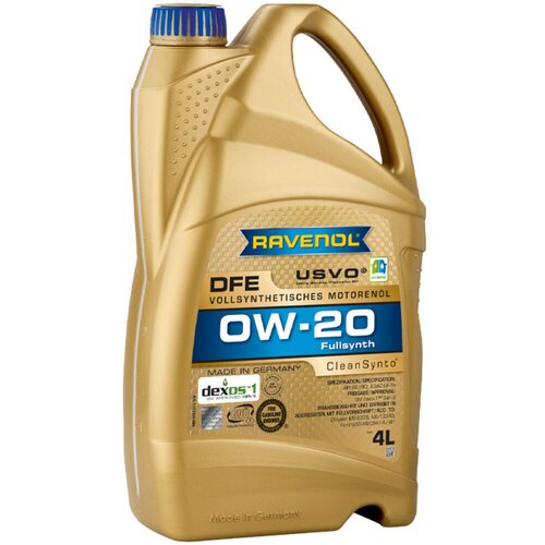 RAVENOL Motorno ulje DFE 0W-20, 4 l Cene