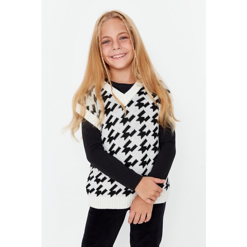Trendyol Ecru Girl Knitwear Sweater Slike