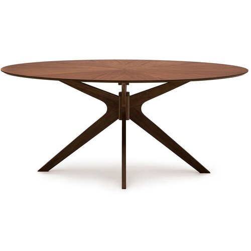 Kave Home Jedilna miza z mizno plo&amp;scaron;čo v orehovem dekorju 110x180 cm Naanim &amp;ndash; Slike