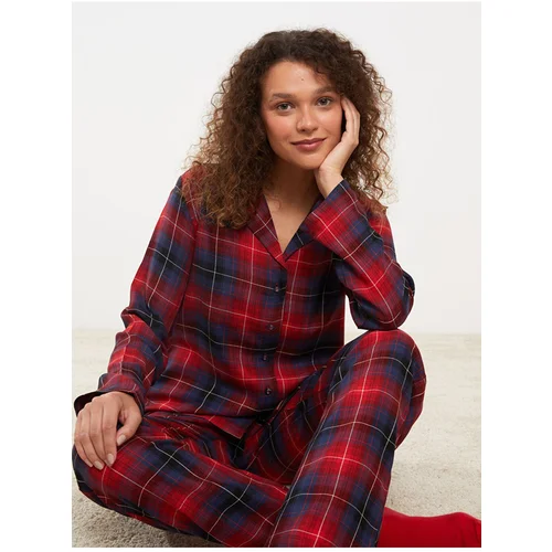 LC Waikiki Women's Christmas Themed Long Sleeve Pajamas Set