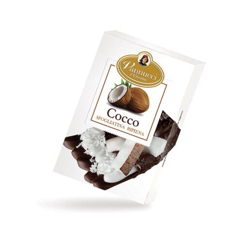 Extra tamna cokolada punjena kokosom-Sfogliatine al Cocco- Espositore Slike