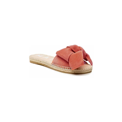 Manebi Espadrile Sandals With Bow R 3.3 J0 Oranžna