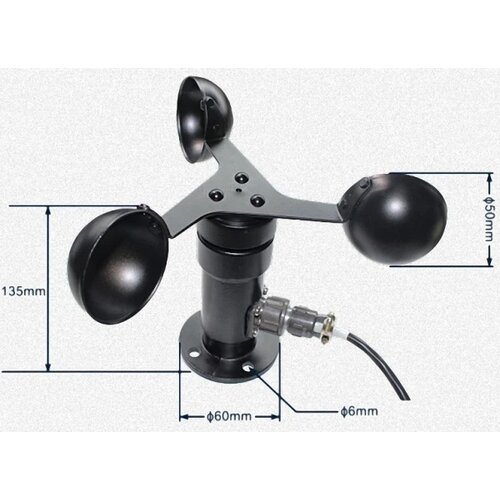 Gembird SMART-TUYA-SZ5386 side gmb wireless outdoor wind speed sensor Slike