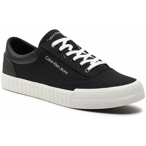 Calvin Klein Jeans Superge Skater Vulc Low Laceup Mix In Dc YM0YM00903 Črna