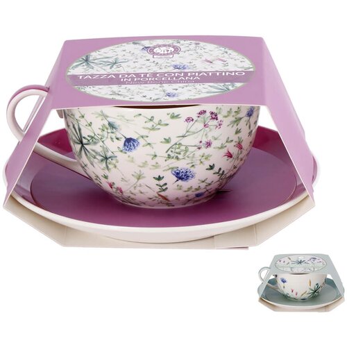 Ad trend Skodelica za čaj Floral 250ml / več barv / porcelan, (5000199545) Slike