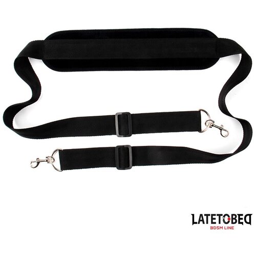 LateToBed BDSM Line Komplet Shoulder Swingstrap Black Slike