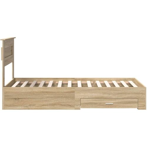  Okvir za krevet s uzglavljem Sonoma hrast 100 x 200 cm Slike