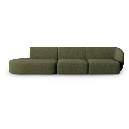 Milo Casa Zelena sedežna garnitura iz &amp;scaron;enilje desni kot 311 cm Paolo &amp;ndash; Slike