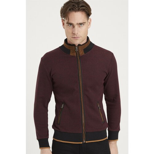 Dewberry 1021 MEN'S SWEATSHIRT-DOTTED BURGUNDY Cijene