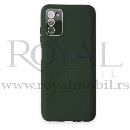  silikonska futrola soft x-cell sa zastitom za kameru za realme C11 2021 tamno zelena Slike