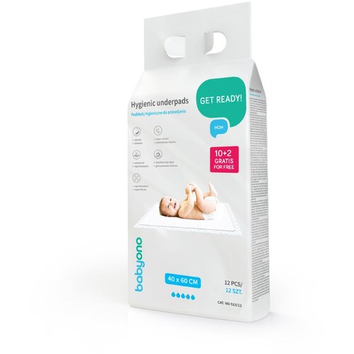 BabyOno Podloga za prematanje 10 kom 40x60 cm + 2 kom gratis Cijene