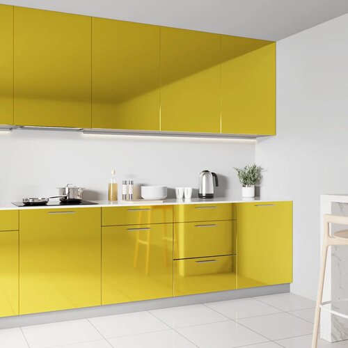  Samoljepljiva folija za namje&scaron;taj sjajna zlatna 500 x 90 cm PVC Cijene