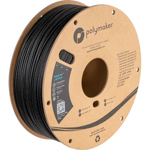 Polymaker PolyLite LW-PLA Black Cene