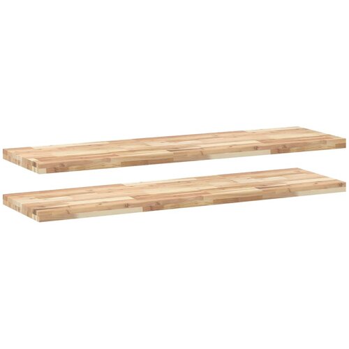 Maison Chic 2 kosi Viseče police - Stenske Police 160x40x4 cm neobdelan trden akacijev les, (21794110) Cene