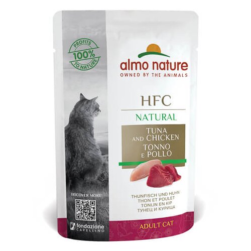 Almo Nature HFC Natural vrečka - tuna in piščanec - 55 g 55 g Cene