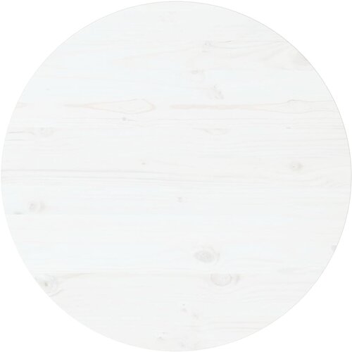 vidaXL Mizna plošča bela Ø80x2,5 cm trdna borovina Cene