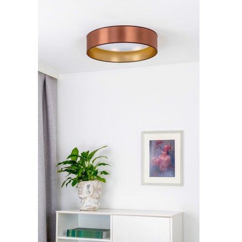  Duolla - LED plafonsko svetlo ROLLER LED/24W/230V, prečnik 45 cm, bakarno/zlatno Slike