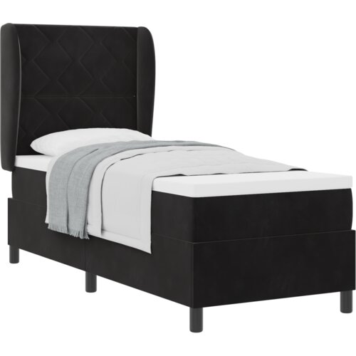 Box Spring Krevet s Madracem Crni 80x200 cm Bar&amp;scaron;un Slike