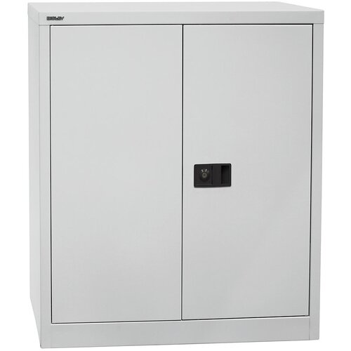 BISLEY Omara s krilnimi vrati UNIVERSAL, VxŠxG 1000 x 914 x 400 mm, 1 pocinkana polica, 2 nivoja, svetlo siva Cene