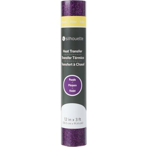 Silhouette Glitter Heat Transfer - 30,5 cm x 0,9 m - Purple Slike