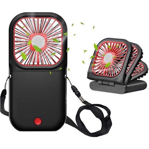 Generic Prenosni vratni ventilator mini tihi ročni osebni zložljivi, (21132698) Slike