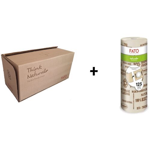 Fato Dispenzer za podmetače i podmetač za hranu Natural, 125 komada Slike