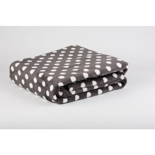 ESSENZA SLEEP 643835 DEKA FLANEL TOČKICE 200X200 SIVA Cijene