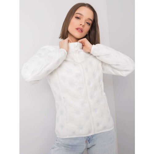 Fashion Hunters Ladies Aurore Stand-Up Jacket - White Slike