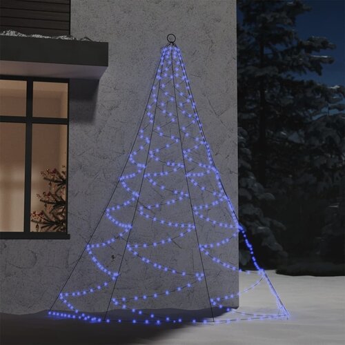 Zidno drvce s metalnom kukom 260 LED plave 3 m Cene