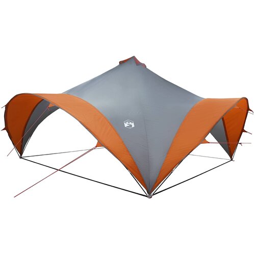 vidaXL Zabavni &scaron;otor s streho Siva in oranžna 500 x 500 x 350 cm, (5000309453) Cene