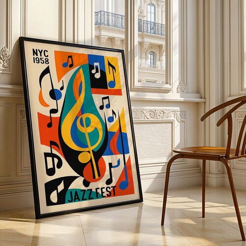 WALLXPERT Dekorativna uramljena slika, 55x75cm, Šarena Cene