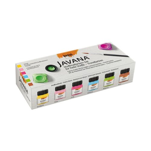 Komplet Se boja za svijetli tekstil JAVANA Basic Colors 6x20 ml (hobby boje) Cijene