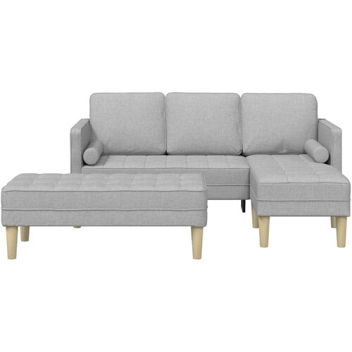  Set sofe 2 pcs Oblačnosiva 173 x 131 x 67 cm Poliester Slike