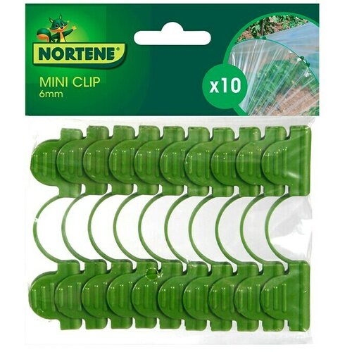 Nortene Kopče za plastenik (10 Kom., Zelene boje) Slike