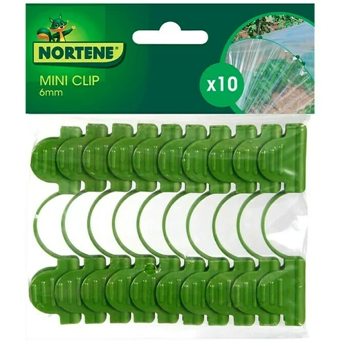 Nortene Kopče za plastenik (10 Kom., Zelene boje)
