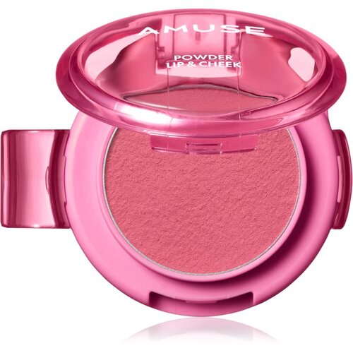 AMUSE Powder Lip &amp;amp; Cheek kremasti puder za ustnice in lica odtenek 08 Girlfriend 4 g Slike
