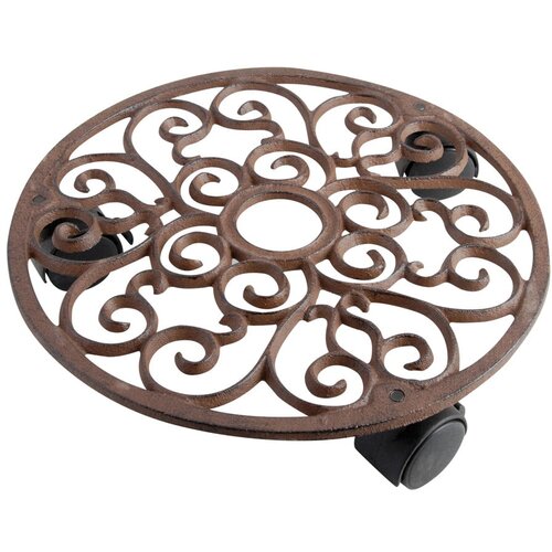 Esschert Design Metalni mobilni stalak za tegle za bilje &amp;oslash; 29 cm &amp;ndash; Slike