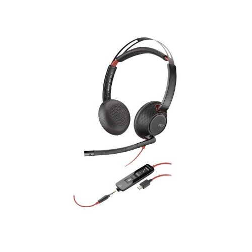 Poly Slu&scaron;alke Blackwire C5220 USB-C/A slu&scaron;alke +kabel Cene