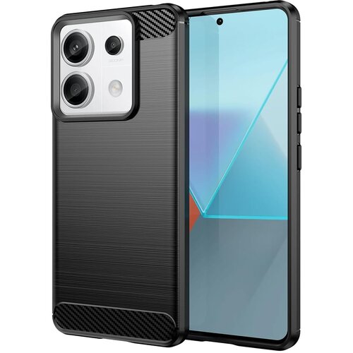 Techsuit Carbon Silicone ovitek za Xiaomi Redmi Note 13 Pro 5G / Poco X6 &ndash; črna Cene