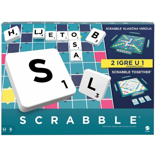 Mattel family scrabble original 2u1 Slike