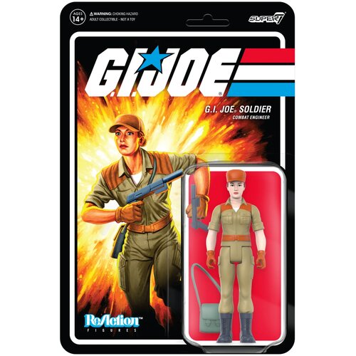 Grupo figura reaction gi joe ženska combat engineer bun hair roza, (20839594) Slike