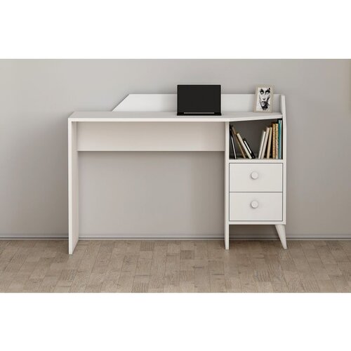 Hanah home star - white white study desk Slike