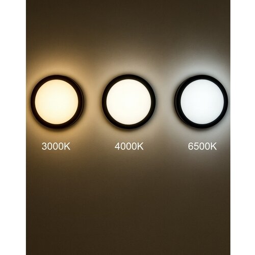  LED kupatilsko stropno svetlo sa senzorom ELL&amp;Eacute;, LED/24W/230V, prečnik 26 cm, IP54, antracit Slike