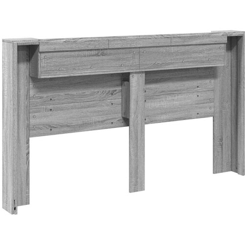  Krevetna ploča s LED-om Zidne Siva Sonoma 180 x 16 5 x 103 5 cm - Sivi hrast sonoma 180 cm Slike