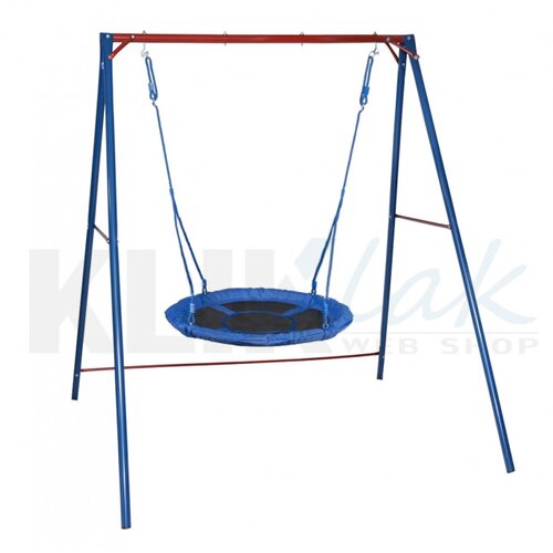 Double fun gnezdo - velika ljulja&amp;scaron;ka za decu - metalna konstrukcija 120x160x200 Slike