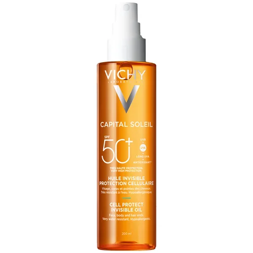 Vichy Capital Soleil Idéal Soleil olje za sončenje SPF 50+ 200 ml