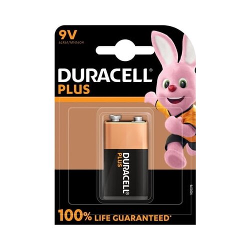 Duracell Baterija Plus 9V (MN1604/6LR61) Slike