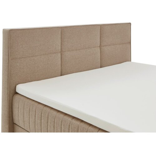 Meise M&amp;ouml;bel Bež boxspring postelja s prostorom za shranjevanje 180x200 cm Tambo &amp;ndash; Slike